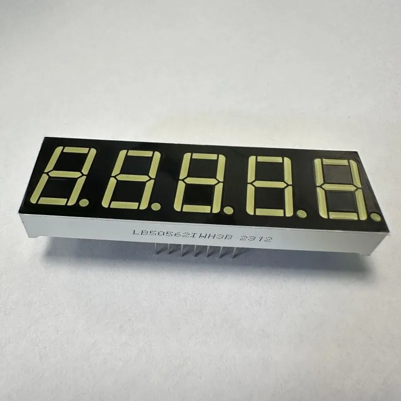 شاشة LED ذات 5 أرقام 7 أرقام 0.56 بوصة 2