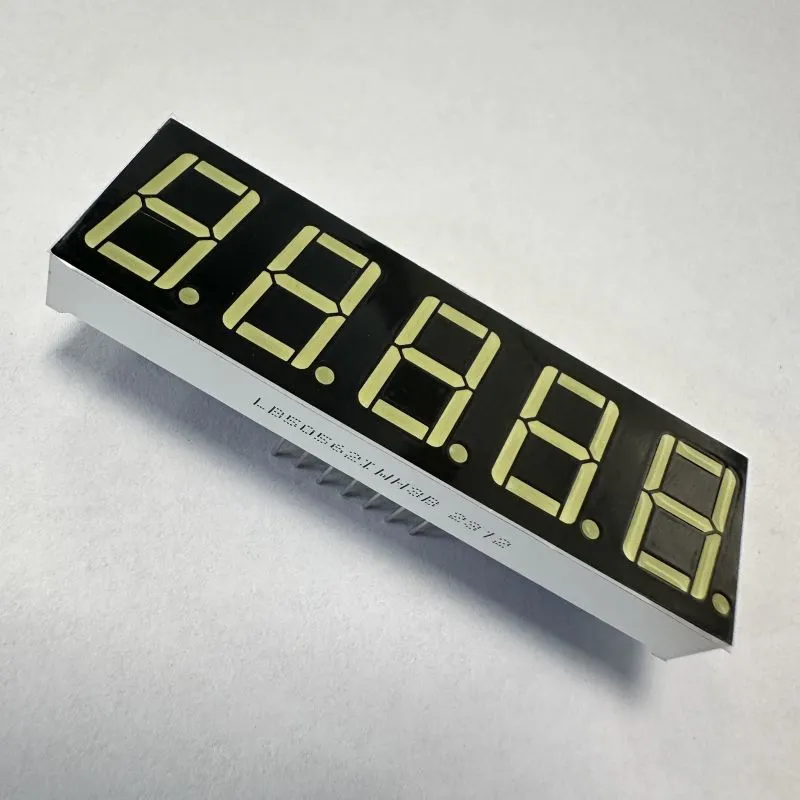 شاشة LED ذات 5 أرقام 7 أرقام 0.56 بوصة 1