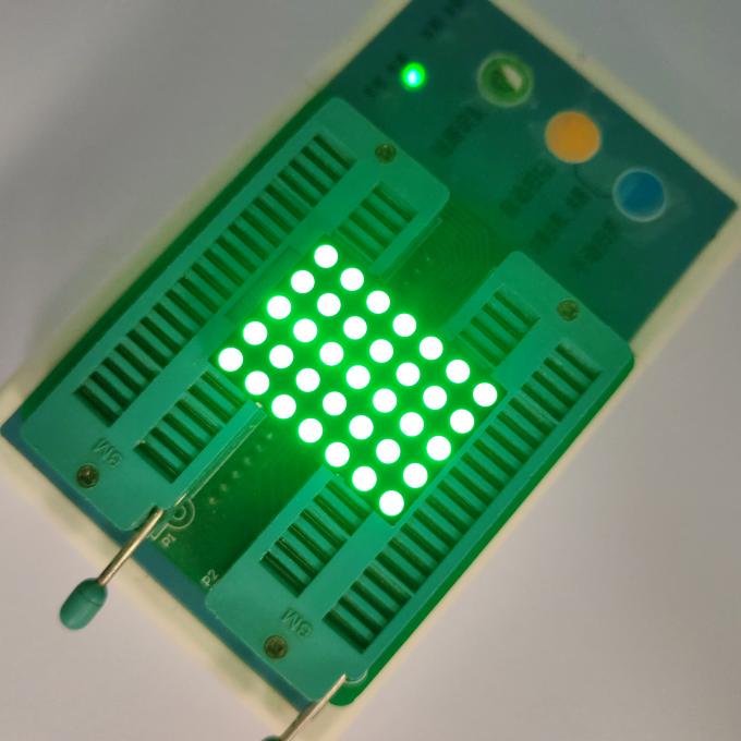 3mm 5×7 DOT Matrix LED Display front view