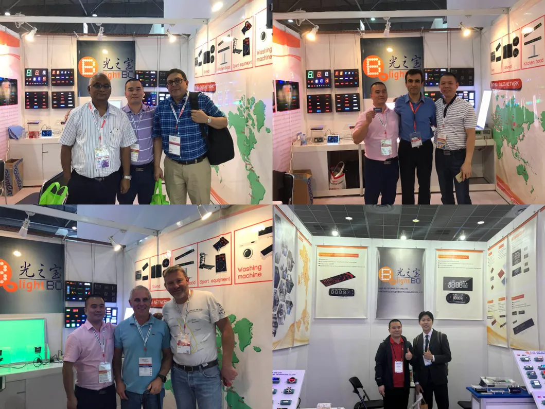 7 شرائح عرض LED الأندود المشتركة لمؤقت الفرن الرقمي بالأبيض الفائق / الأزرق 8