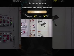 أصفر أخضر 4 أرقام 0.56 بوصة 7 أجزاء شاشة LED بيضاء جزء رمادي السطح