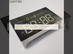 شاشة LED 7 قطعة Ultra Bright Amber 4 أرقام Anode مشترك ل 4 مفتاح لمس مدمج في الفرن