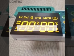 شاشة Ultra Amber LED 7 قطعة 4 أرقام كاثود مشترك لـ 4 مفاتيح لمسة مدمجة في الفرن