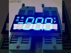 3 أرقام 7 قطعة عرض LED الأزرق فائق الأزرق الأندود الشائعة لمراقب الثلاجة