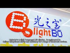 شاشة LED ذات أربعة أرقام من قسم 7 لمراقب درجة الحرارة