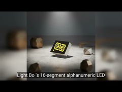 شاشة LED أبجدية رقمية فائقة البياض مقاس 0.8 بوصة بـ 16 مقطعًا لمؤشر المصعد