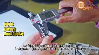 شاشة LED خضراء مخصصة مقاس 0.39 بوصة مكونة من 6 أرقام و14 قطعة