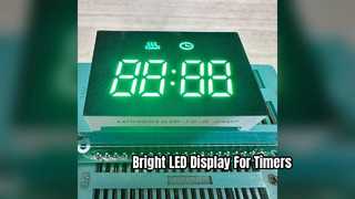 شاشة LED خضراء نقية مقاس 0.38 بوصة لمؤقتات الفرن