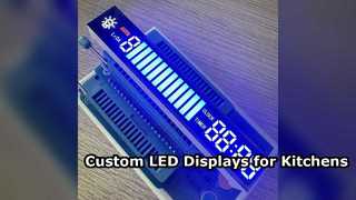 شاشة LED مخصصة مكونة من 7 أجزاء لشفاطات المطبخ