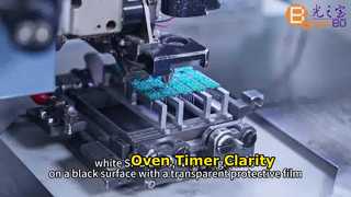 شاشة LED بيضاء نقية بـ 7 مقاطع، 4 أرقام، كاثود مشترك، للتحكم في مؤقت الفرن