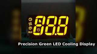 شاشة LED خضراء مخصصة للتحكم الدقيق في التبريد