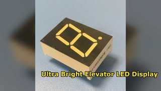 شاشة LED مقاس 0 8 بوصة مكونة من 7 أجزاء لأنظمة المصاعد
