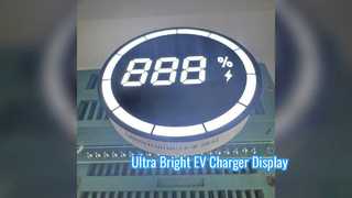 شاشة LED فائقة السطوع لشواحن السيارات الكهربائية
