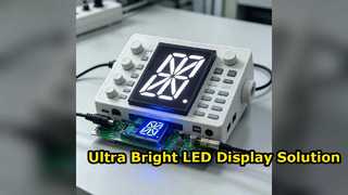 وحدة عرض LED ذات 6 أجزاء فائقة السطوع بوصة